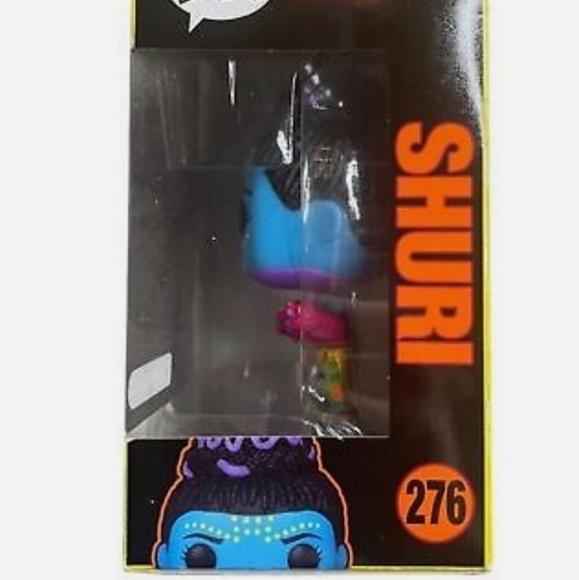 FUNKO Pop! Marvel Black Panther Shuri #276 Target Black Light Rare Vinyl Figure. - Picture 7 of 8